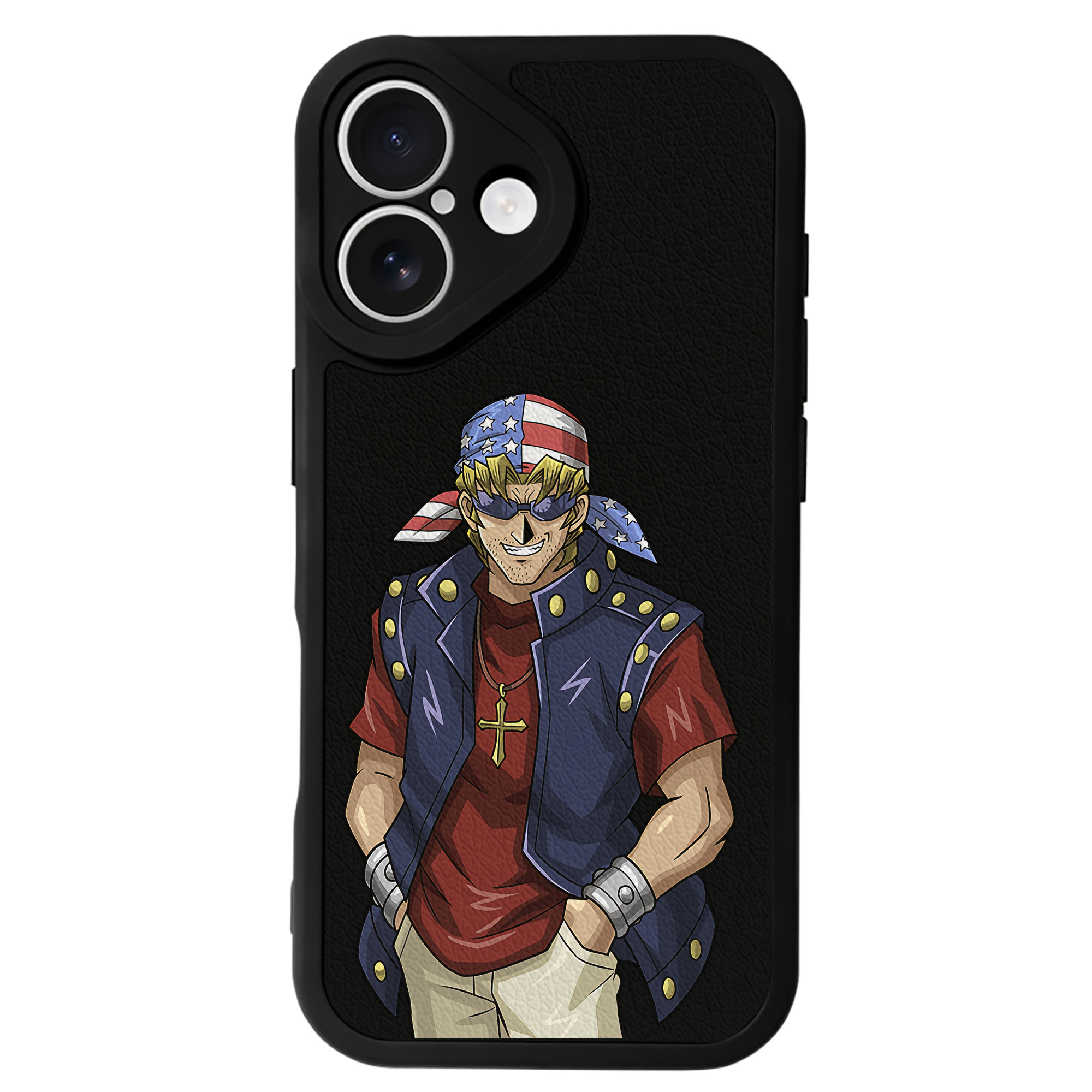 遊☆戯☆王 Yu-Gi-Oh! 【iPhone 16シリーズ対応】シリコンスマホケース（レザー調） 材質：シリコン